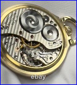 1946 Hamilton Grd 992B Mod 5 16s 21j RG Pocket Watch Bold Dial Ham 10K RGP Case