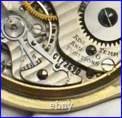1946 Hamilton Grd 992B Mod 5 16s 21j RG Pocket Watch Bold Dial Ham 10K RGP Case