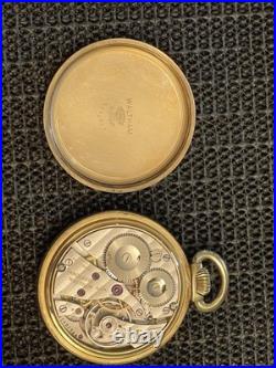 1946 Waltham Vanguard RR Grade 1908 Model 16s 23j GF Keystone Case Runs