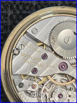 1946 Waltham Vanguard RR Grade 1908 Model 16s 23j GF Keystone Case Runs