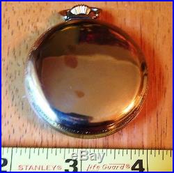 1947 Ball Pocket Watch 999b, 21 Jewels Keystone Jboss 10k Gold Filled Case