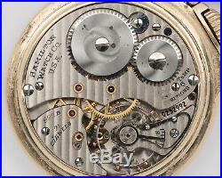 1947 Hamilton 16s 21j Adj. 992B Pocket Watch with 10k Gold Filled Hamilton Case