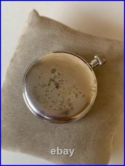 1950's Vintage Oris Hunter Case Pocket Watch Swiss Made Rare Great Condition