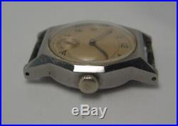 1950's buren watch Borgel Francois (F B) steel Case f1