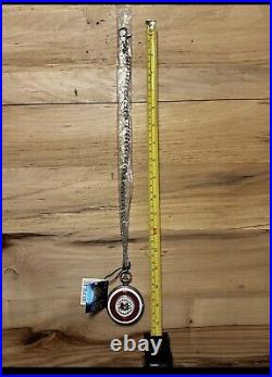 1957 CORVETTE Pocket Watch 52mm + Black Case + Chain by Franklin Mint Collector