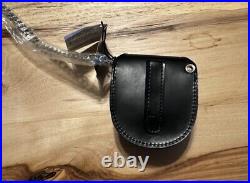 1957 CORVETTE Pocket Watch 52mm + Black Case + Chain by Franklin Mint Collector