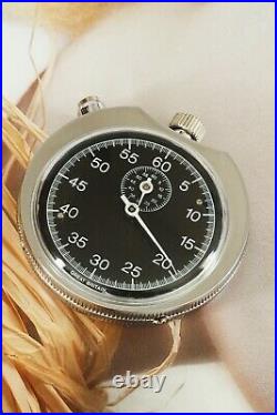 1970s Smiths Rally Timer Dashboard Timer Stopwatch in Chrome ABS Case 60min
