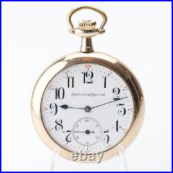 19j Burlington Special Gold Filled Pocket Watch In Original Case Running Nice