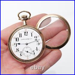 19j Burlington Special Gold Filled Pocket Watch In Original Case Running Nice