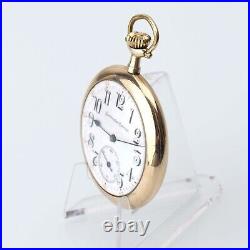 19j Burlington Special Gold Filled Pocket Watch In Original Case Running Nice