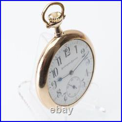 19j Burlington Special Gold Filled Pocket Watch In Original Case Running Nice