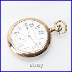 19j Burlington Special Gold Filled Pocket Watch In Original Case Running Nice