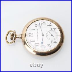 19j Burlington Special Gold Filled Pocket Watch In Original Case Running Nice