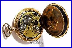 1/4 Repeater 54mm 15 Jewels Swiss Hunters Case Pocket Watch