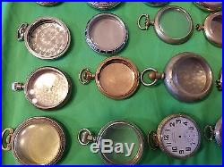 2000+ GRAMS Pocket Watch Cases 10k & 14k Gold Filled Scrap Recovery Or For Use