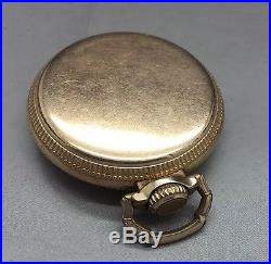 21 Jewel 60 Hour Illinois Bunn Special Pocket Watch & 10K Gold Filled Bunn Case
