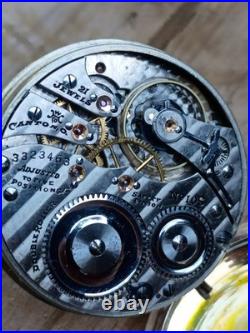 21 Jewels Hampton Railroad Watch working Rare signed Swing Gold Filled Worn Case