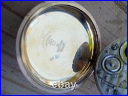 21 Jewels Hampton Railroad Watch working Rare signed Swing Gold Filled Worn Case