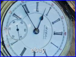 21 Jewels Hampton Railroad Watch working Rare signed Swing Gold Filled Worn Case