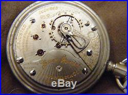 23J Illinois Bunn Spc. Pocket Watch #2534042 In Illinois Display Case