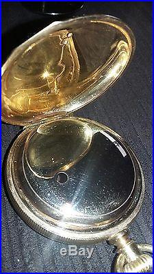 2.8 Ounce 14k Solid Gold 18s KWKS Pocket Watch Case
