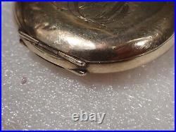 354 Elgin 15 Jewel Wind Hunter Pocket Watch 20 Yr GF Case 0s runs 5 Diamond Rose