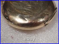 354 Elgin 15 Jewel Wind Hunter Pocket Watch 20 Yr GF Case 0s runs 5 Diamond Rose