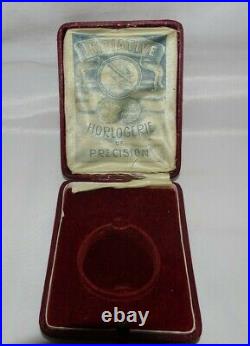 4089 Antique Pocket Watch Box Initiative Hologerie De Precision