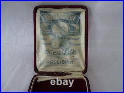 4089 Antique Pocket Watch Box Initiative Hologerie De Precision