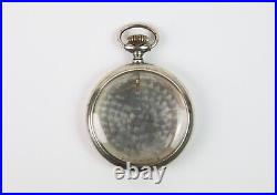 44mm Sterling Silver (. 900) Half Hunter Pocket Watch Case 1030