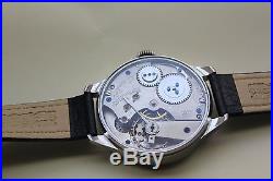 48 mm Steel case watch high grade IWC International Watch movement cal. Jones