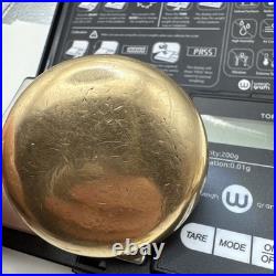 49g 18s Pocket Watch Case Scrap Or Repair Gold Filled