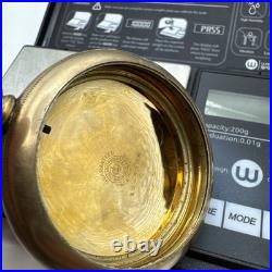 49g 18s Pocket Watch Case Scrap Or Repair Gold Filled