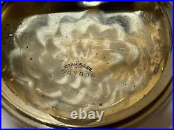 4-Vintage Pocket Watch Cases, All Size 18, Good Condition
