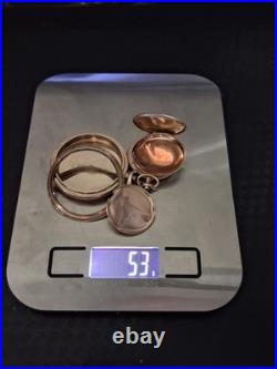 52 Grams Gold Filled Pocket Watch Case Keystone/Philadelphia Scrap Parts Repair