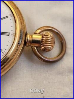 559 P. S. Bartlet Waltham Pocket Watch Gold Filled Hunter Case 17 Jewel 16 Size