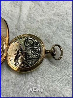 60 HOUR BUNN SPECIAL 21 jewel ILLINOIS pocket watch GORGEOUS GOLD FILLED CASE
