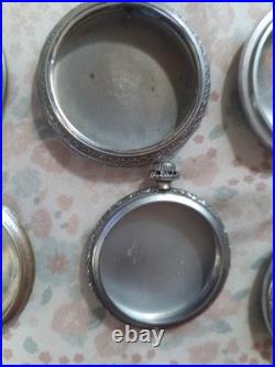 8 piece pocket watch case with designs