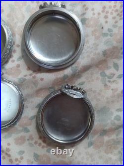 8 piece pocket watch case with designs
