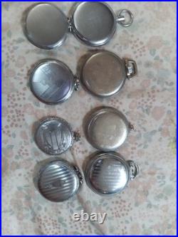 8 piece pocket watch case with designs