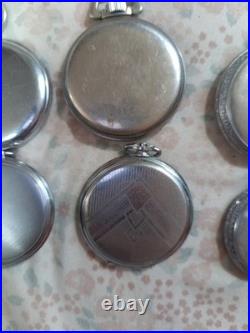 8 piece pocket watch case with designs