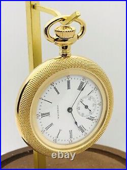 AMAZING 6S 6 Size GP Railroad Pocket Watch Salesman Display Sample Case