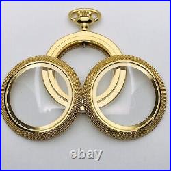 AMAZING 6S 6 Size GP Railroad Pocket Watch Salesman Display Sample Case
