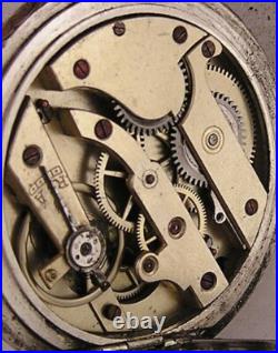 AMAZING CASE 1890's A. BOURG a SAINT GERMAIN-LAVAL Pocket Watch Perfect Serviced