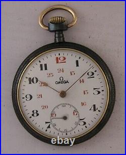 AMAZING Gun Metal CASE CHRONOMETER 1900 HI GRADE Pocket Watch MINT Serviced