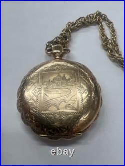 AMERICAN WALTHAM 11 JEWEL DECORATIVE Pocket Watch 1890 6S GRADE H (WBP009393)