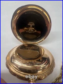 AMERICAN WALTHAM 11 JEWEL DECORATIVE Pocket Watch 1890 6S GRADE H (WBP009393)