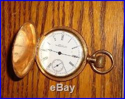 American Waltham Watch Co. Pocket Case #81674 Stamped 14k Gold U. S. Assay Royal