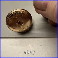 AMERICAN WALTHAM WATCH Pocket Watch 0 Sz. Hunter Case The Watch Works