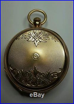 AMERICAN WATCH CO. Appleton Tracy 14K SOLID GOLD CASED POCKET WATCH 1873c